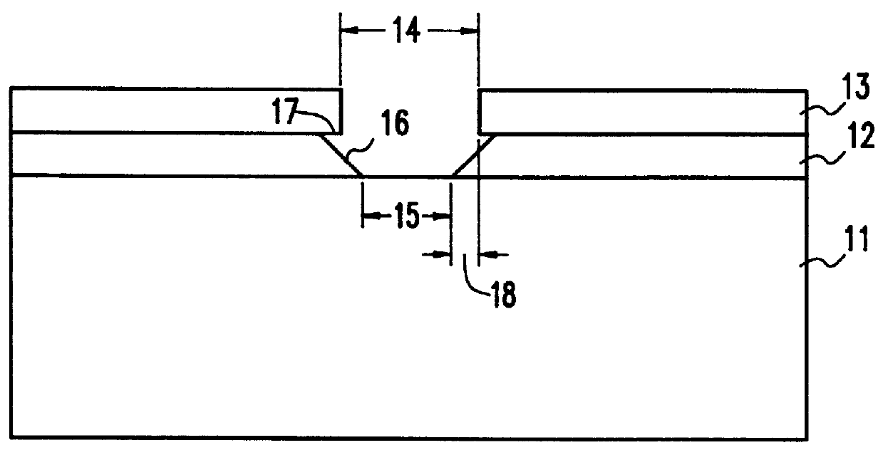 Vapor phase etching of oxide masked by resist or masking material