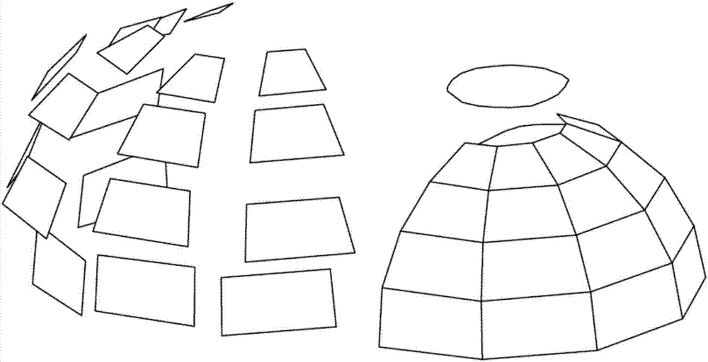 Spherical storage bin and building method thereof