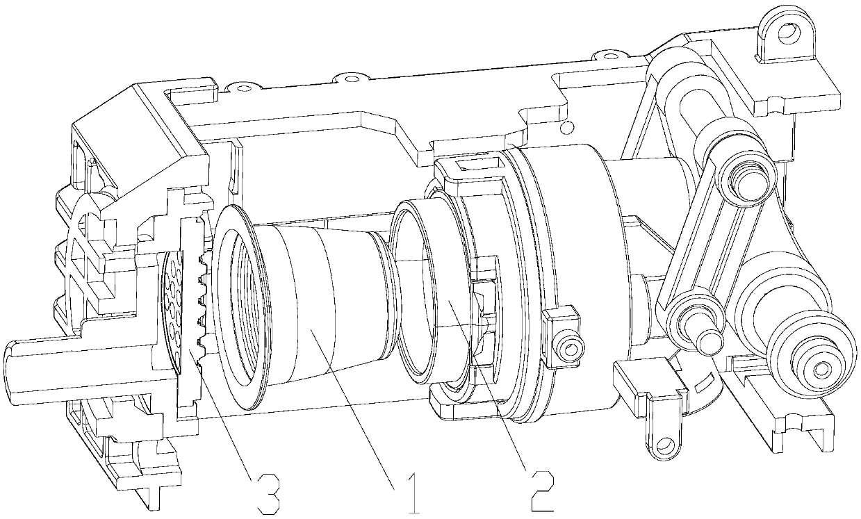 Capsule extraction mechanism and capsule coffee machine