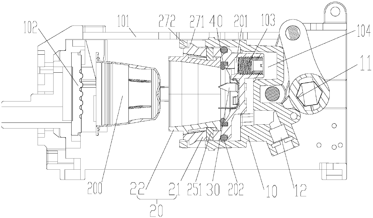 Capsule extraction mechanism and capsule coffee machine