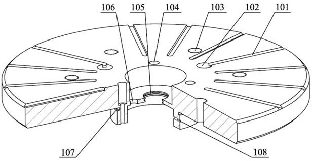 Connecting tool for clamping optical lens