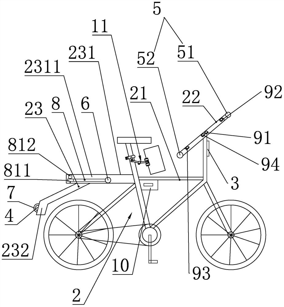 Bicycle with light control device