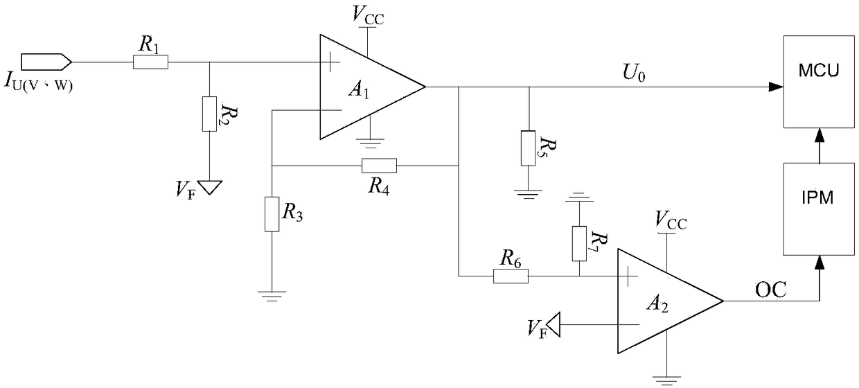 IPM protection device, motor and IPM protection method thereof