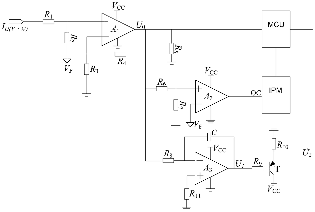 IPM protection device, motor and IPM protection method thereof