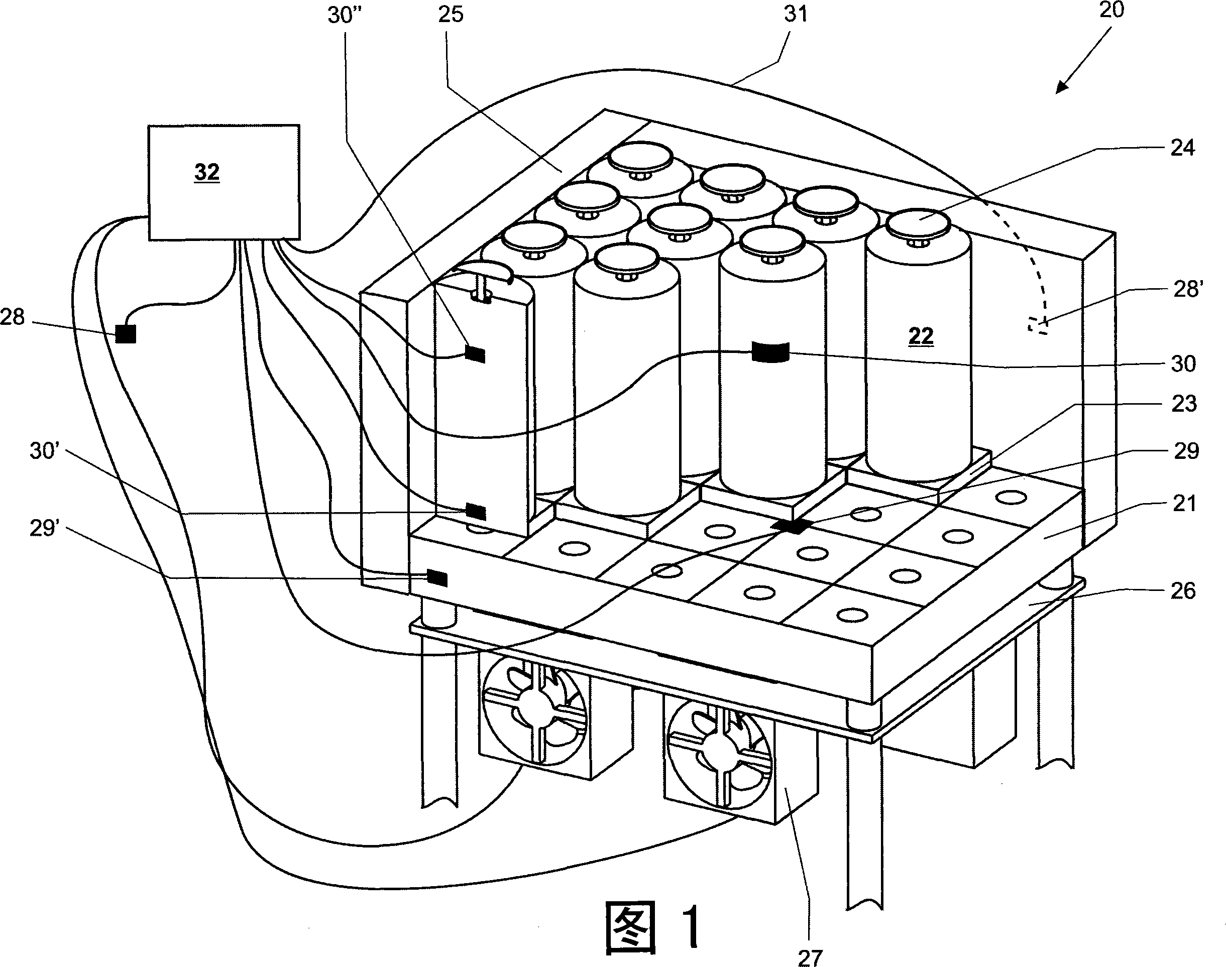 Multi-module weighing system with temperature control