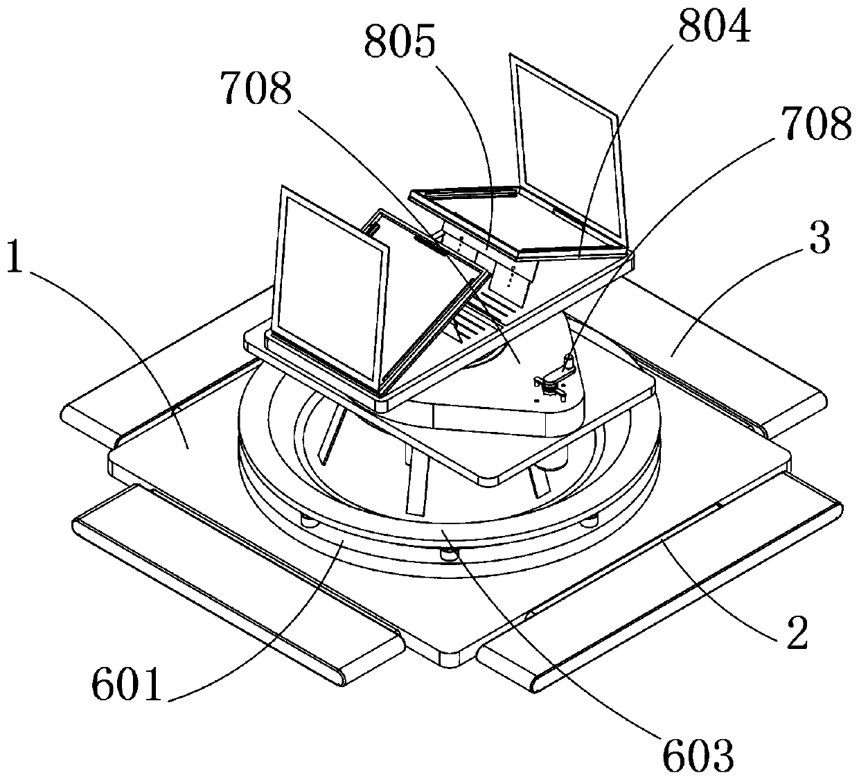 Solar photovoltaic panel connecting and detaching mechanism based on water surface