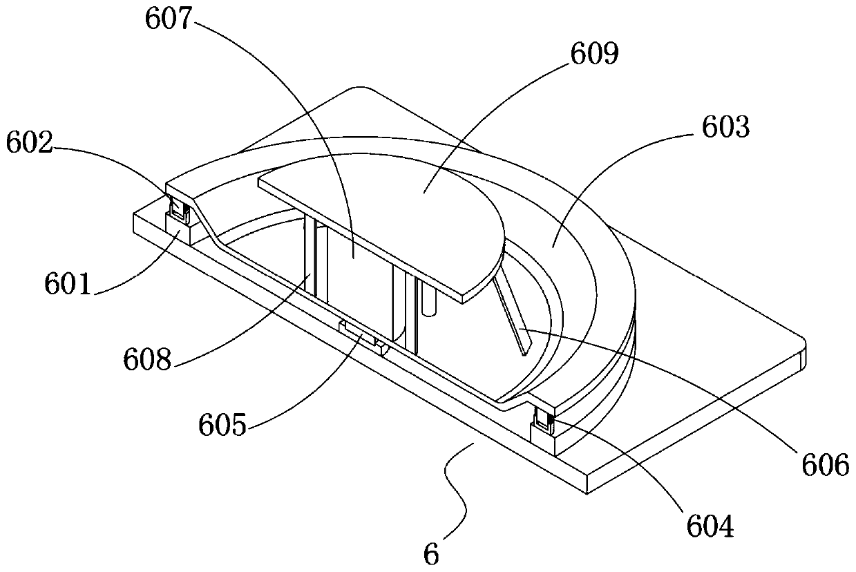 Solar photovoltaic panel connecting and detaching mechanism based on water surface