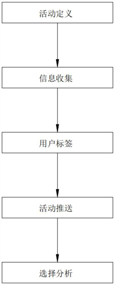 Pairing type activity recommendation method based on Internet big data label analysis