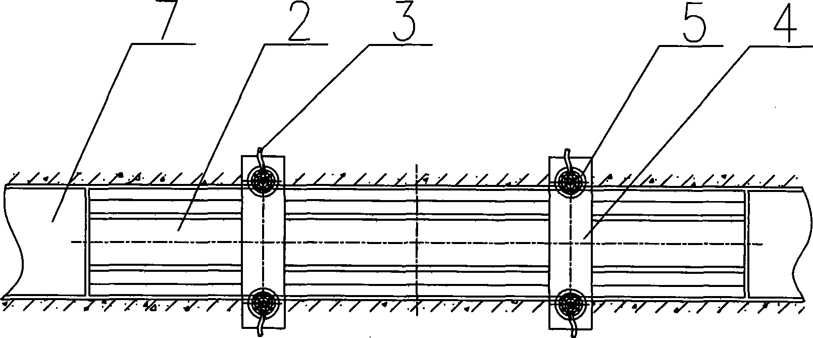 System for replacing blast furnace activity main trough and replacement method therefor