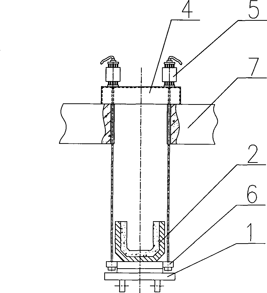 System for replacing blast furnace activity main trough and replacement method therefor