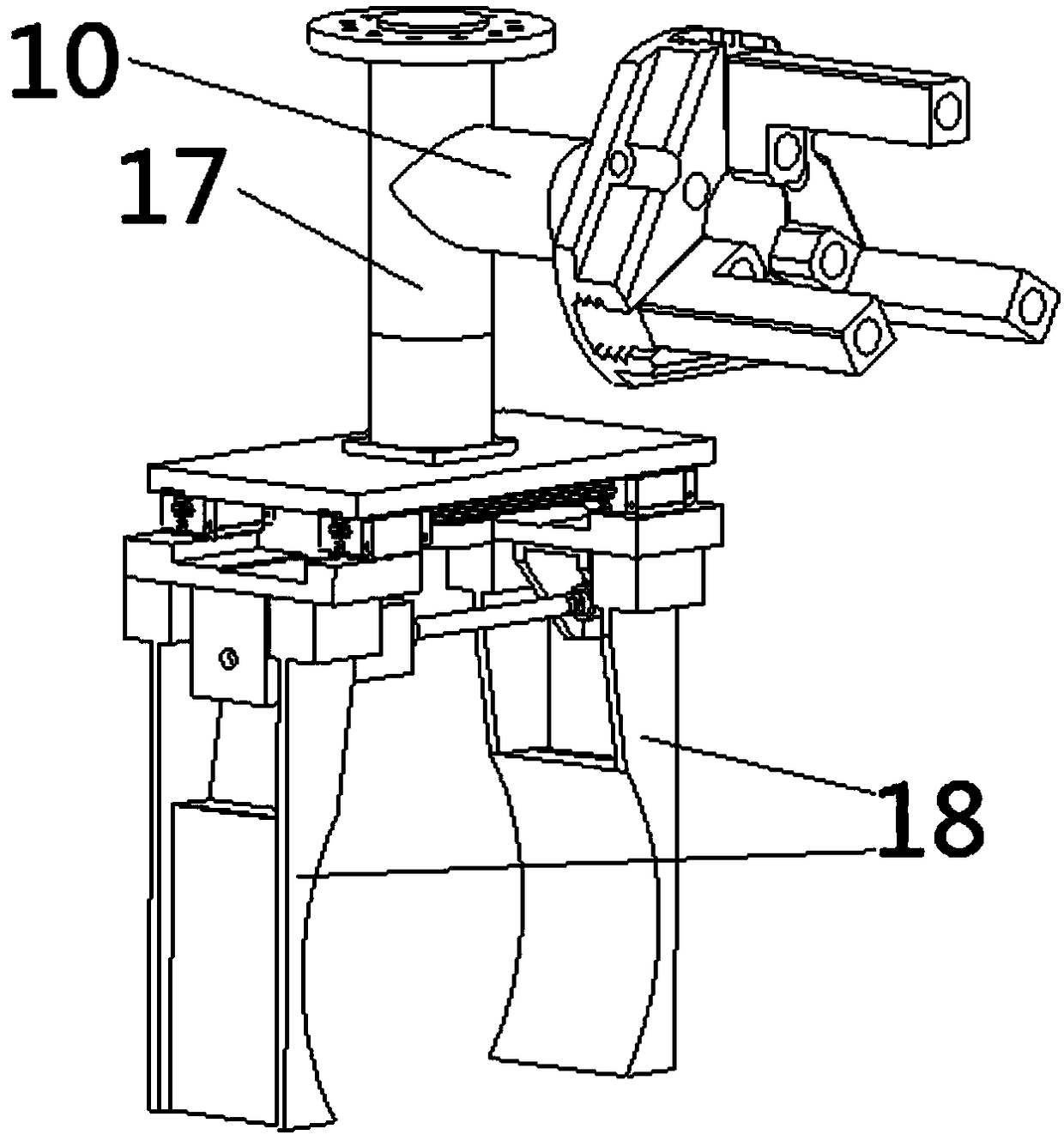 Motor module conveying and loading-unloading system