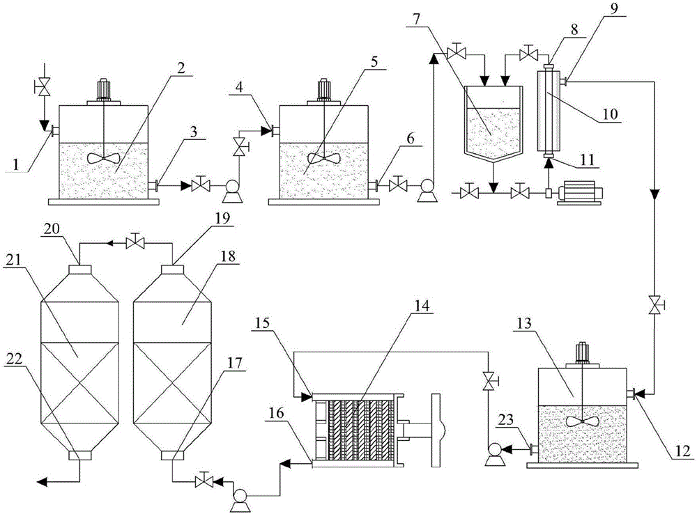 Clearing device for producing crystalline fructose with raw sugar as raw material