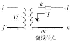 Three-phase power distribution network observability analysis method based on linear circuit