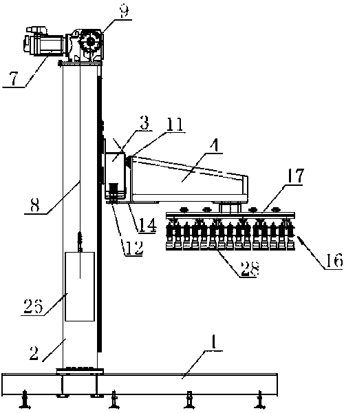 Bottle filling manipulator