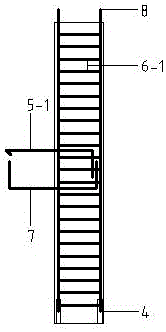 Edge joint connecting structure and method of prefabricated integrated type frame column beam