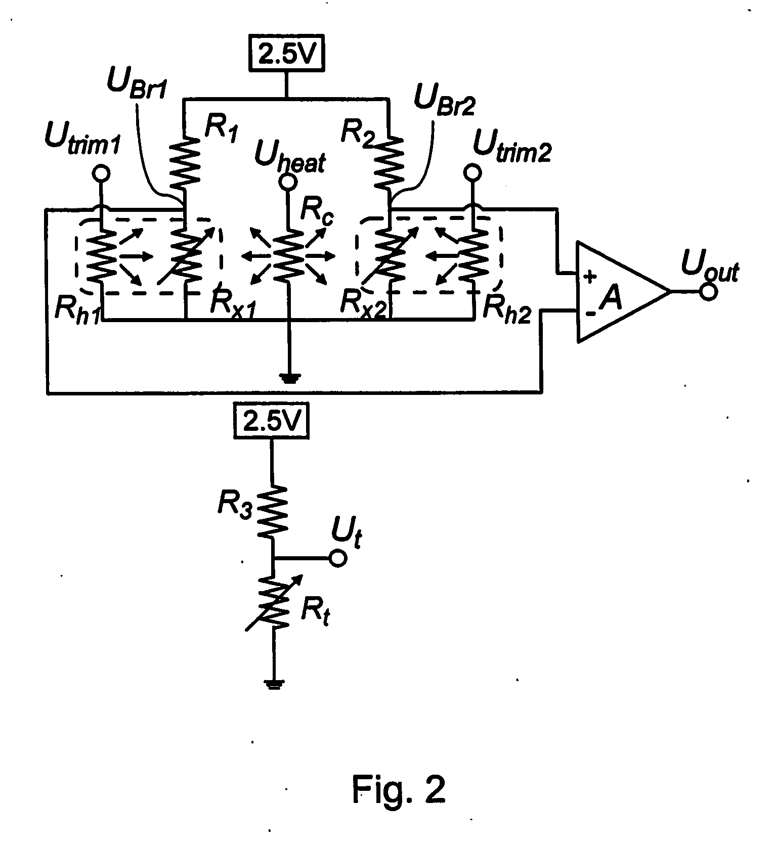 Adjusting analog electric circuit outputs