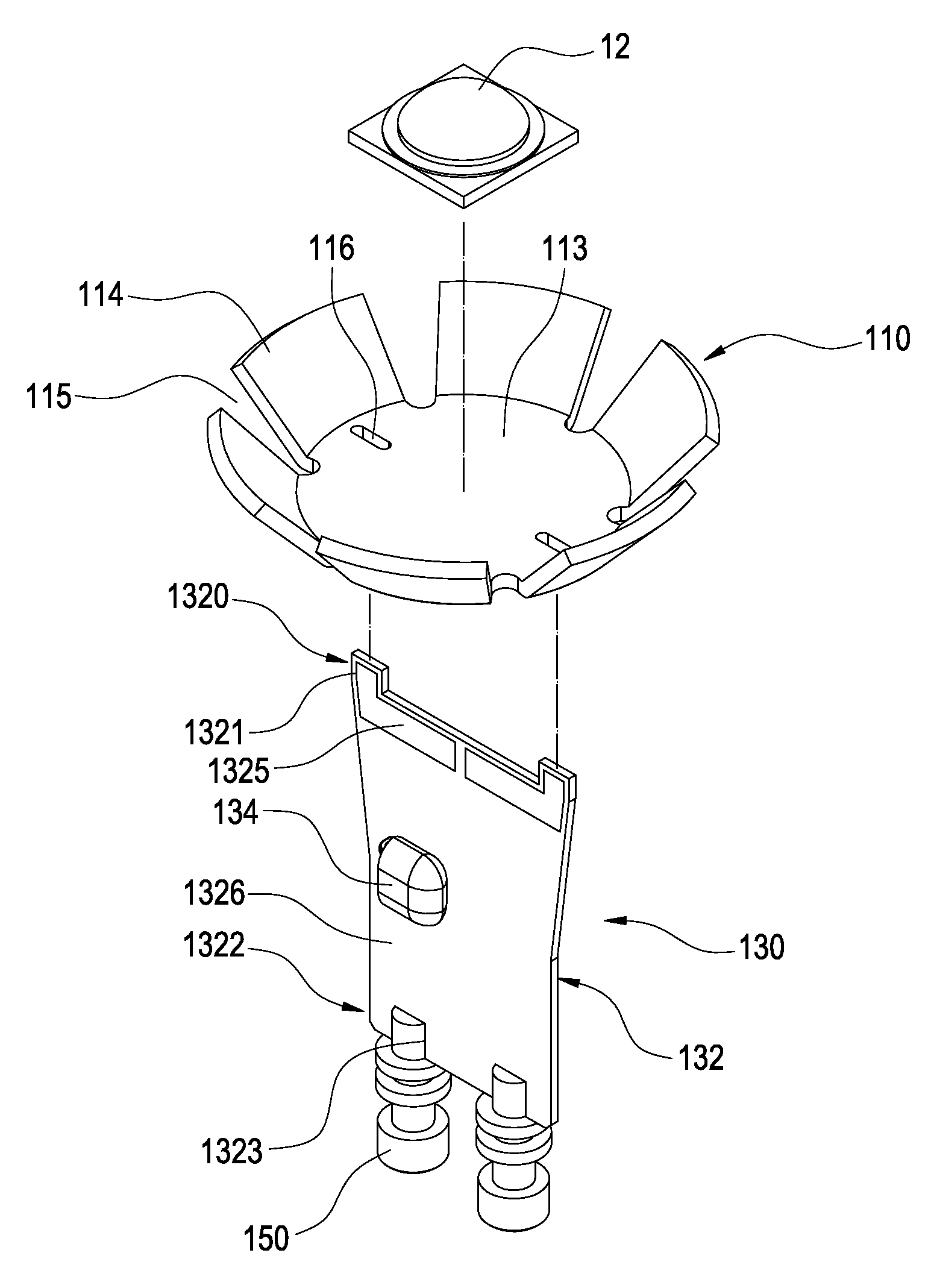 Illuminant device and manufacturing method of lamp holder