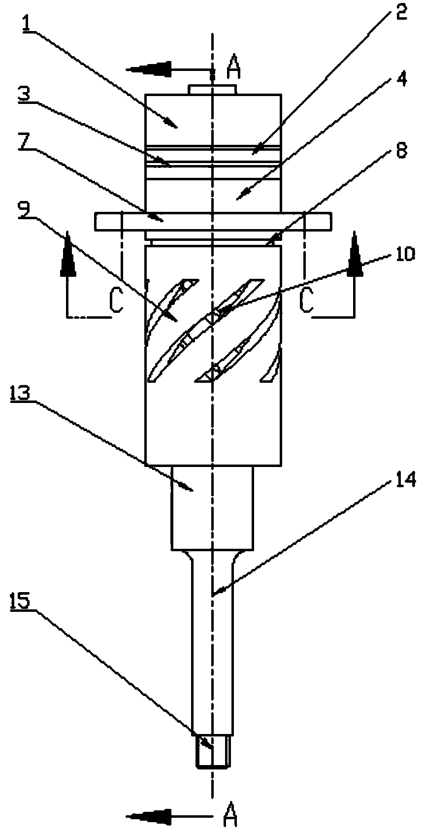 Longitudinal-torsion ultrasonic-vibration processing device