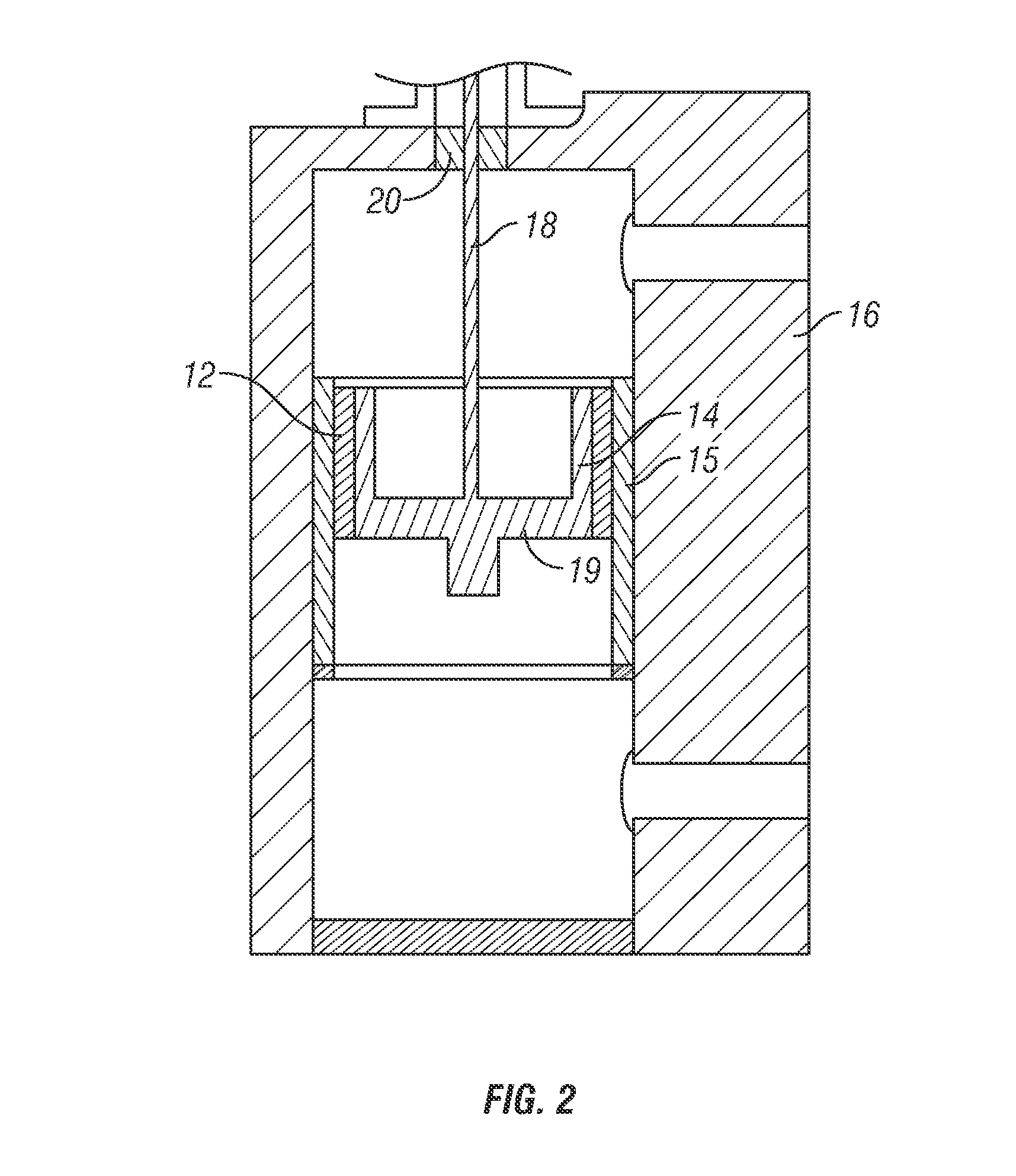 Pump piston assembly with acoustic dampening device