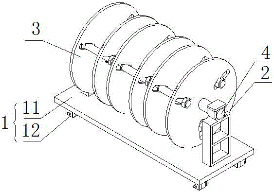 Adjustable pay-off rack