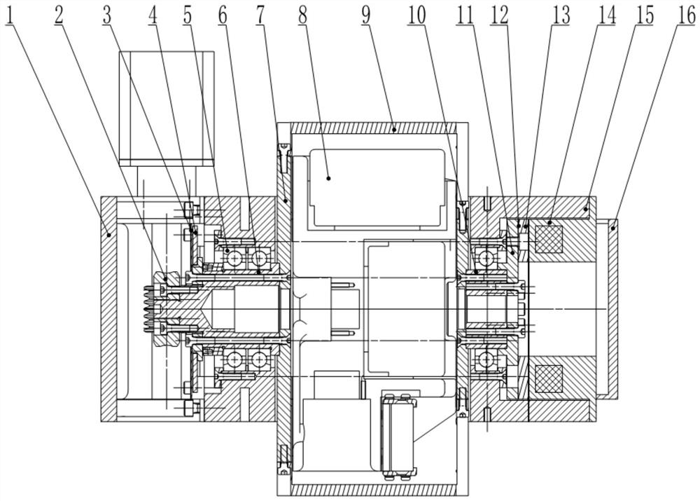 A navigation inertial group indexing locking mechanism with self-locking electromagnetic brake cooperative mechanism