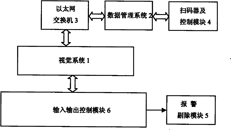 An on-line visual detection device and detection method for missing rods in a carton packing machine