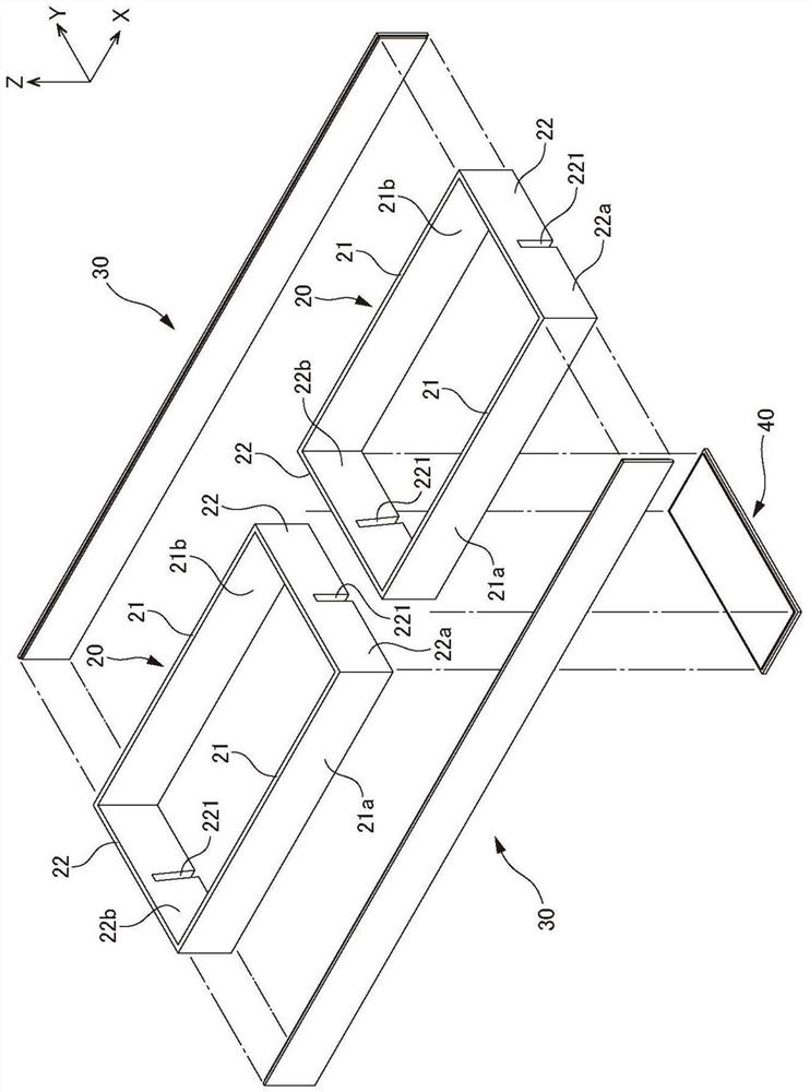 Manufacturing method of storage battery box and the storage battery box