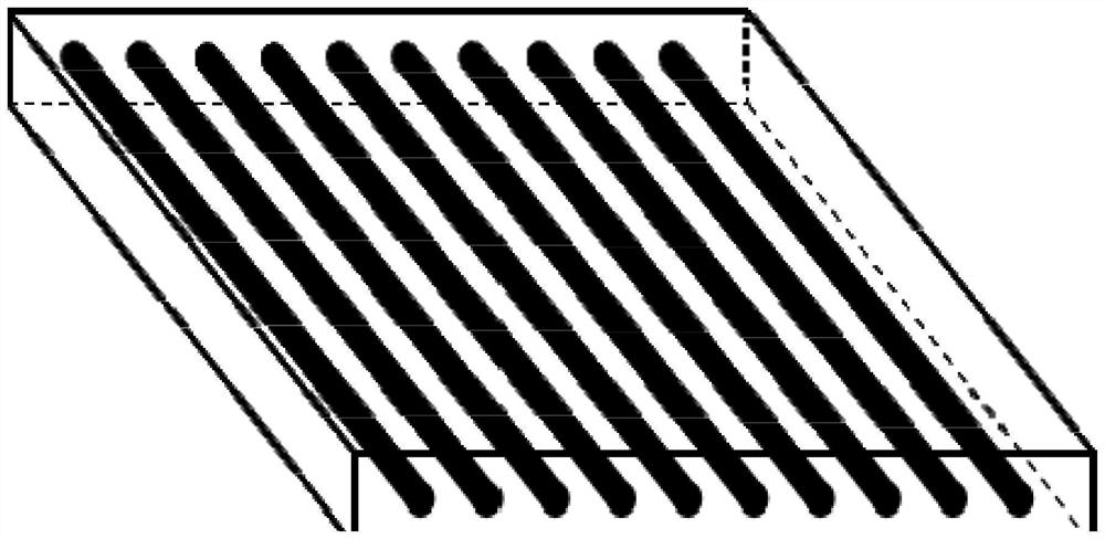 Preparation method and application of film with photonic device structure