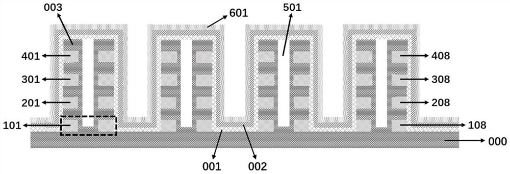 Self-rectification memristor array and preparation method and application thereof