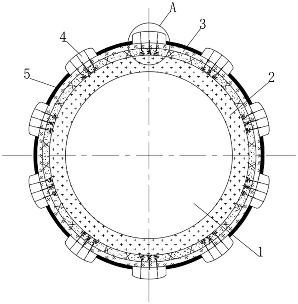 A gas transfer type frost-resistant and high-temperature resistant cable