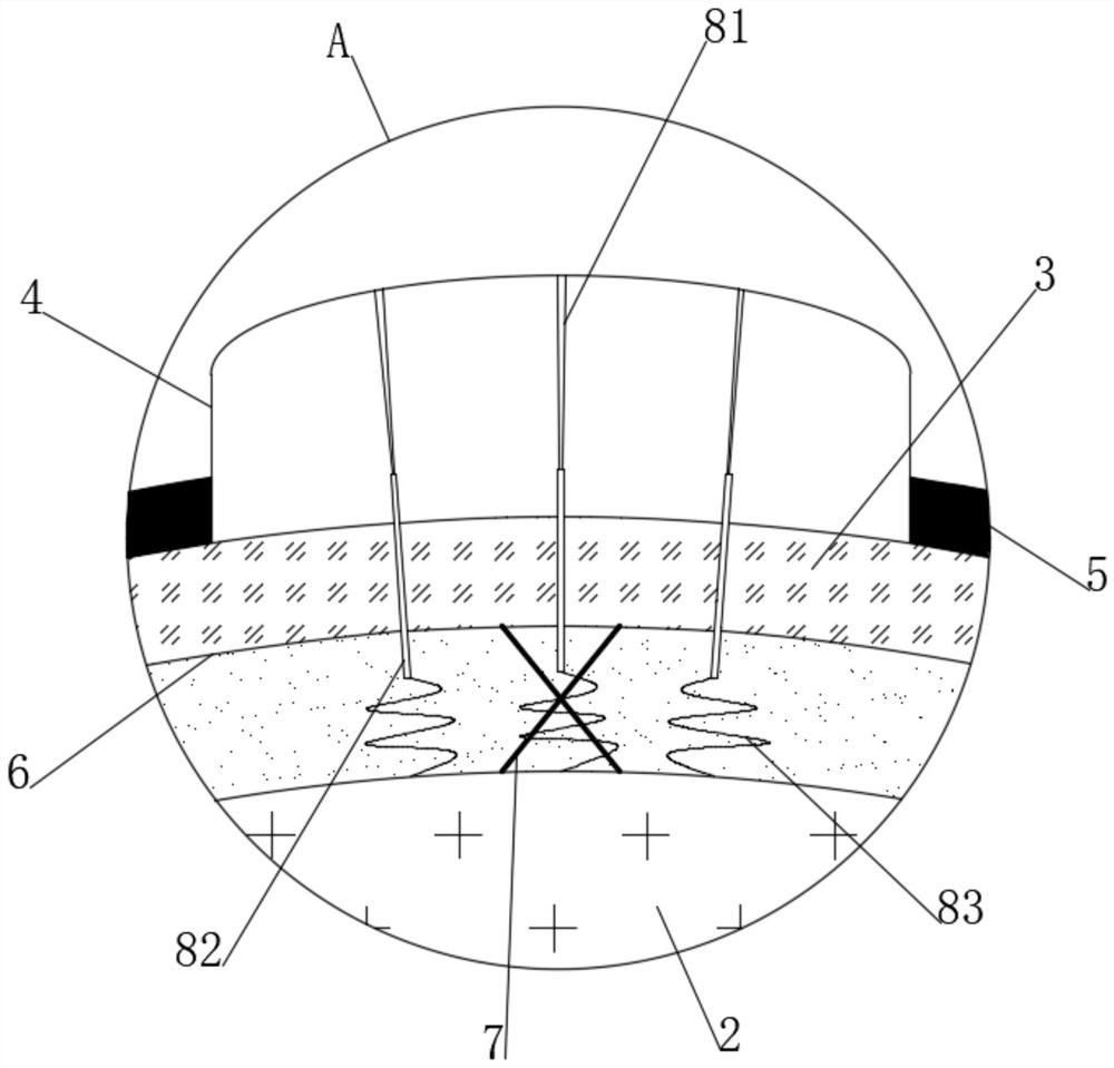 A gas transfer type frost-resistant and high-temperature resistant cable