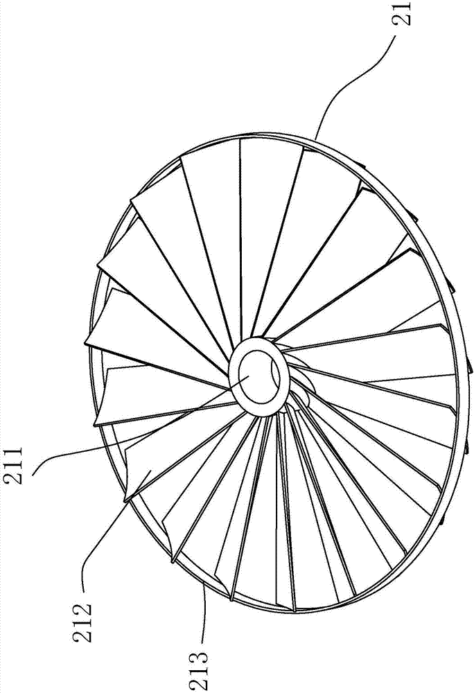 Cooking fume separating and purifying draught fan device