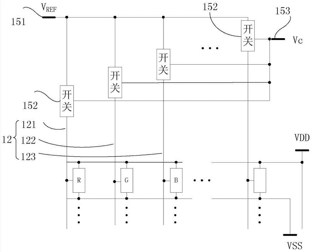 Active matrix/organic light emitting diode (AMOLED) display panel and organic light emitting display device