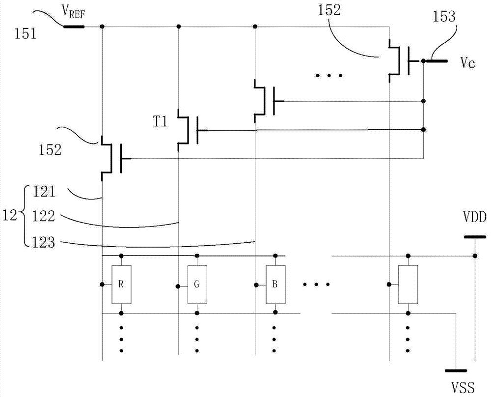 Active matrix/organic light emitting diode (AMOLED) display panel and organic light emitting display device