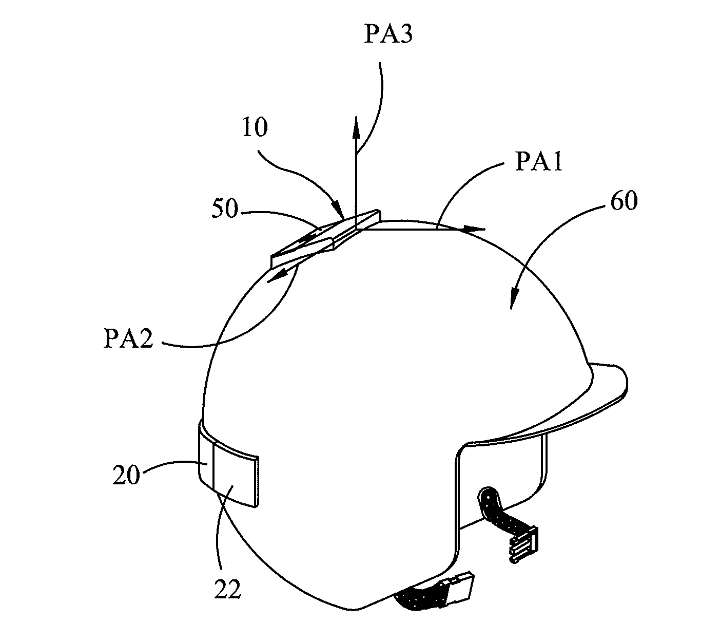 Helmet apparatus for automated vehicle heading alert