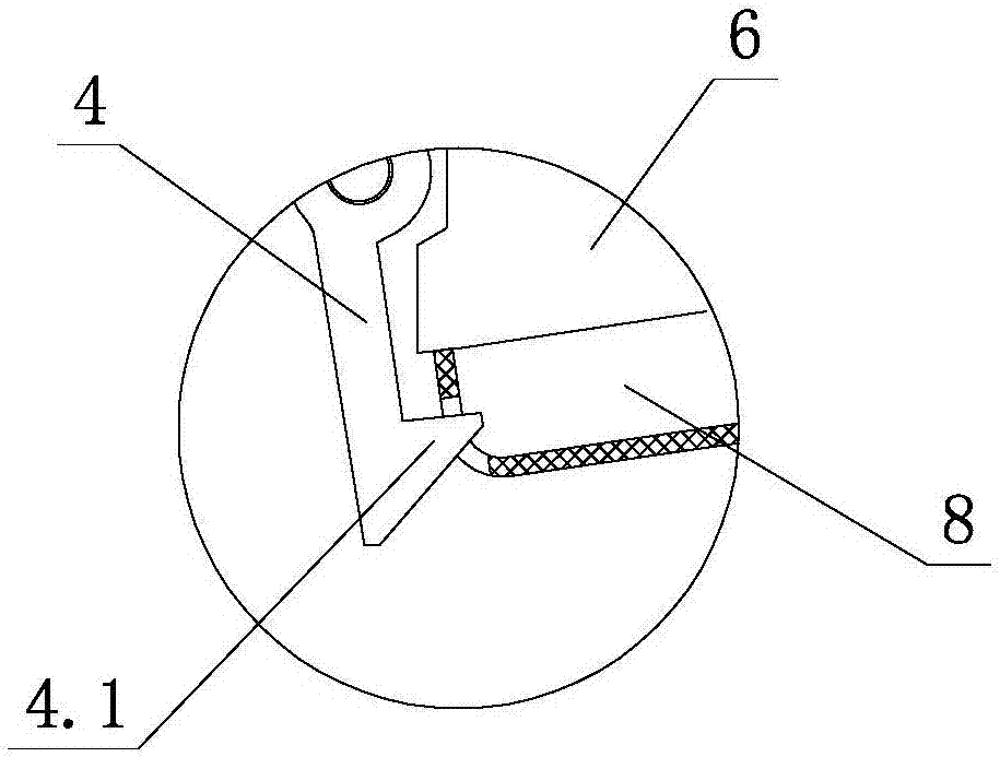 Automatic fruit material adding device for bread maker