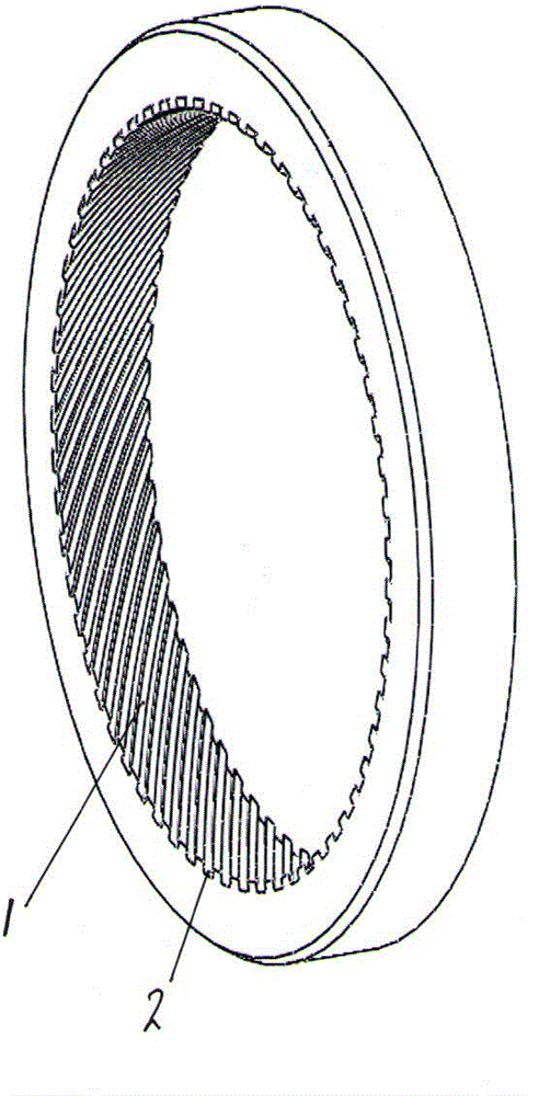 Water seal ring of mechanical seal gland