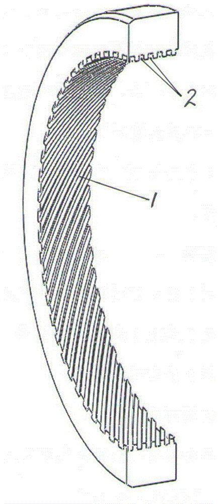 Water seal ring of mechanical seal gland