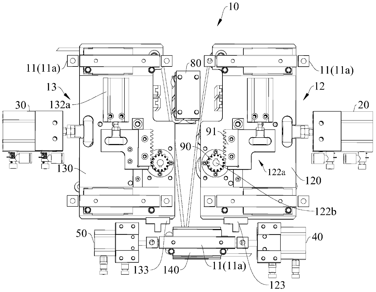 Automatic belt connecting device