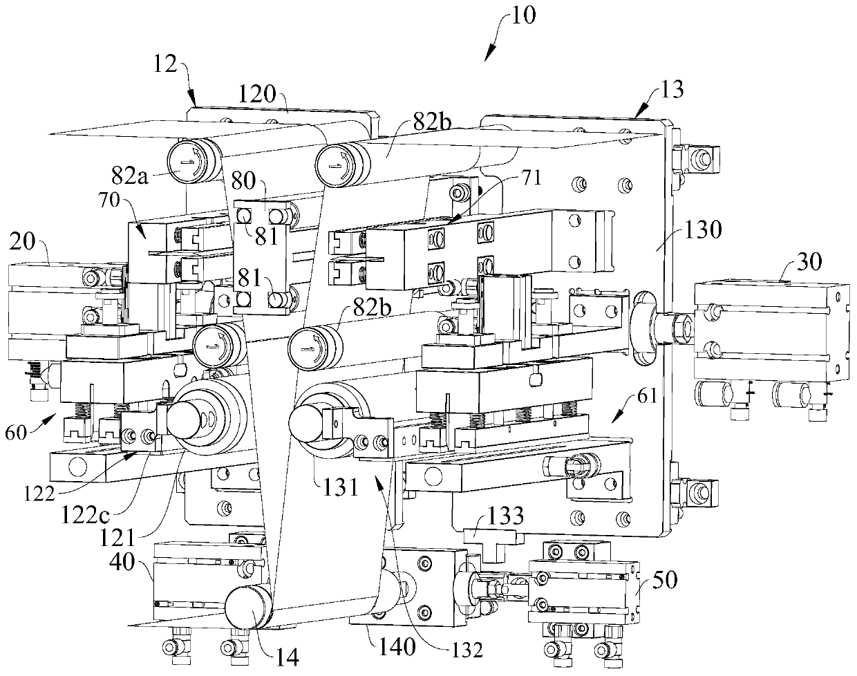 Automatic belt connecting device