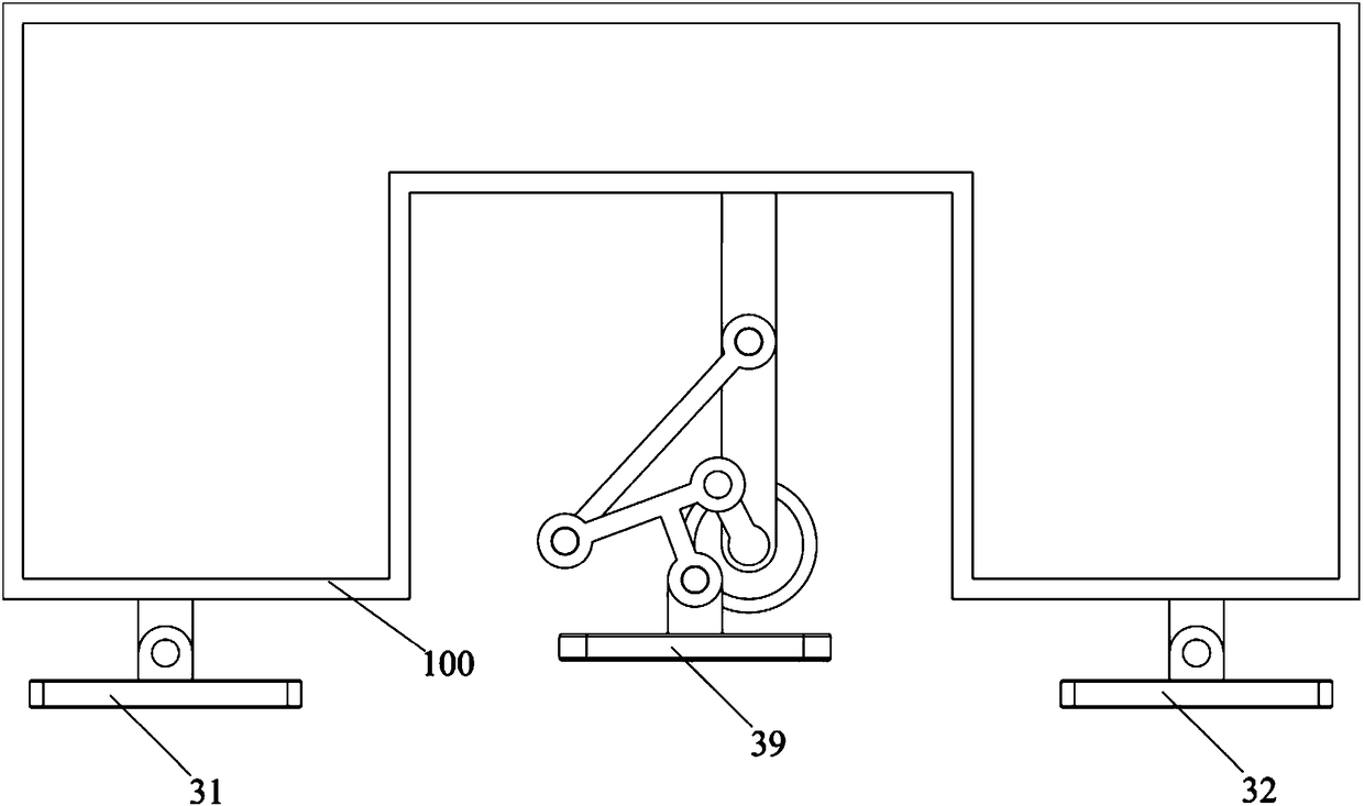 Dust removal walking robot