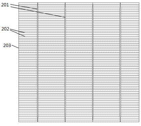 Solar cell front face grid line and solar cell sheet printed with same