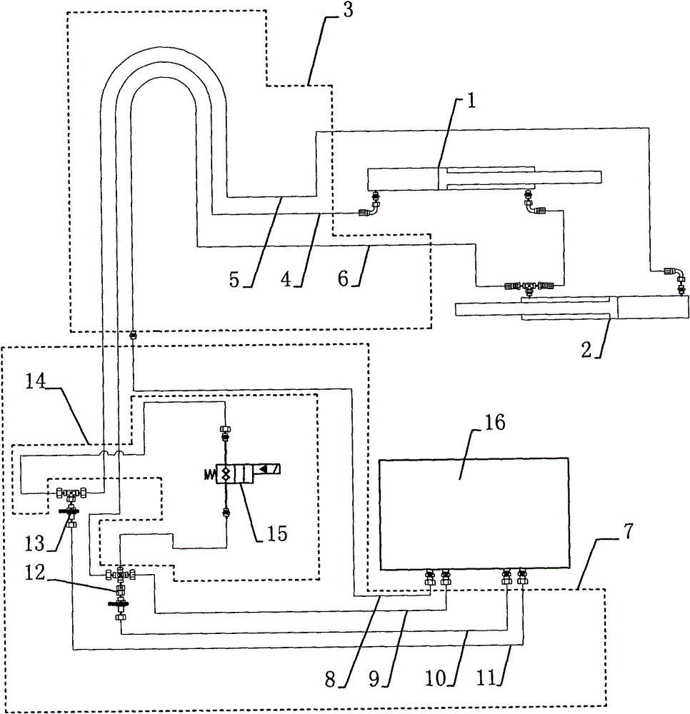 Fork laterally-moving distance-adjusting device of fork truck