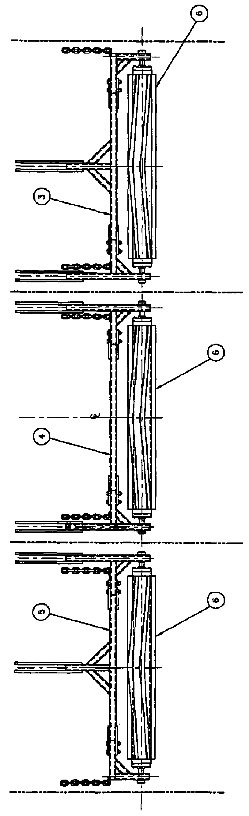 Corn stalk rollers