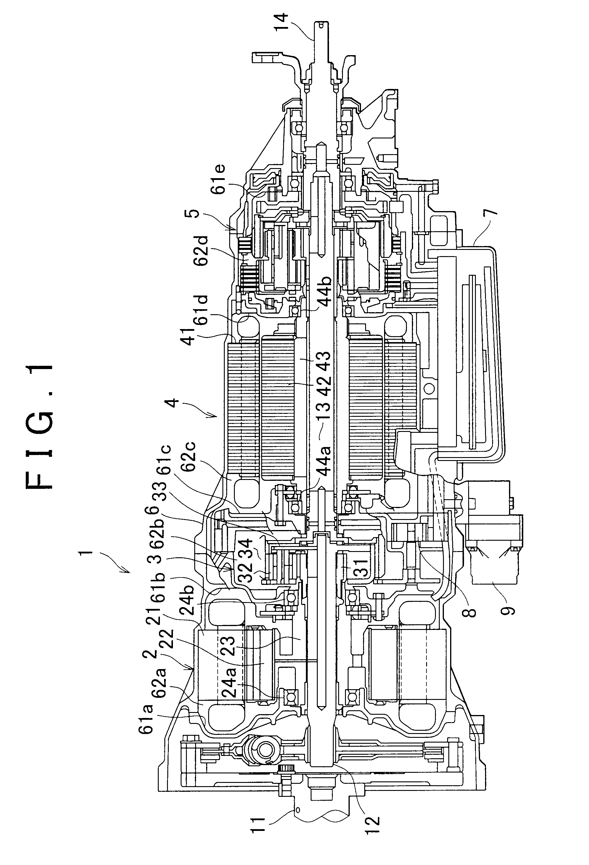 Oil lubricating structure