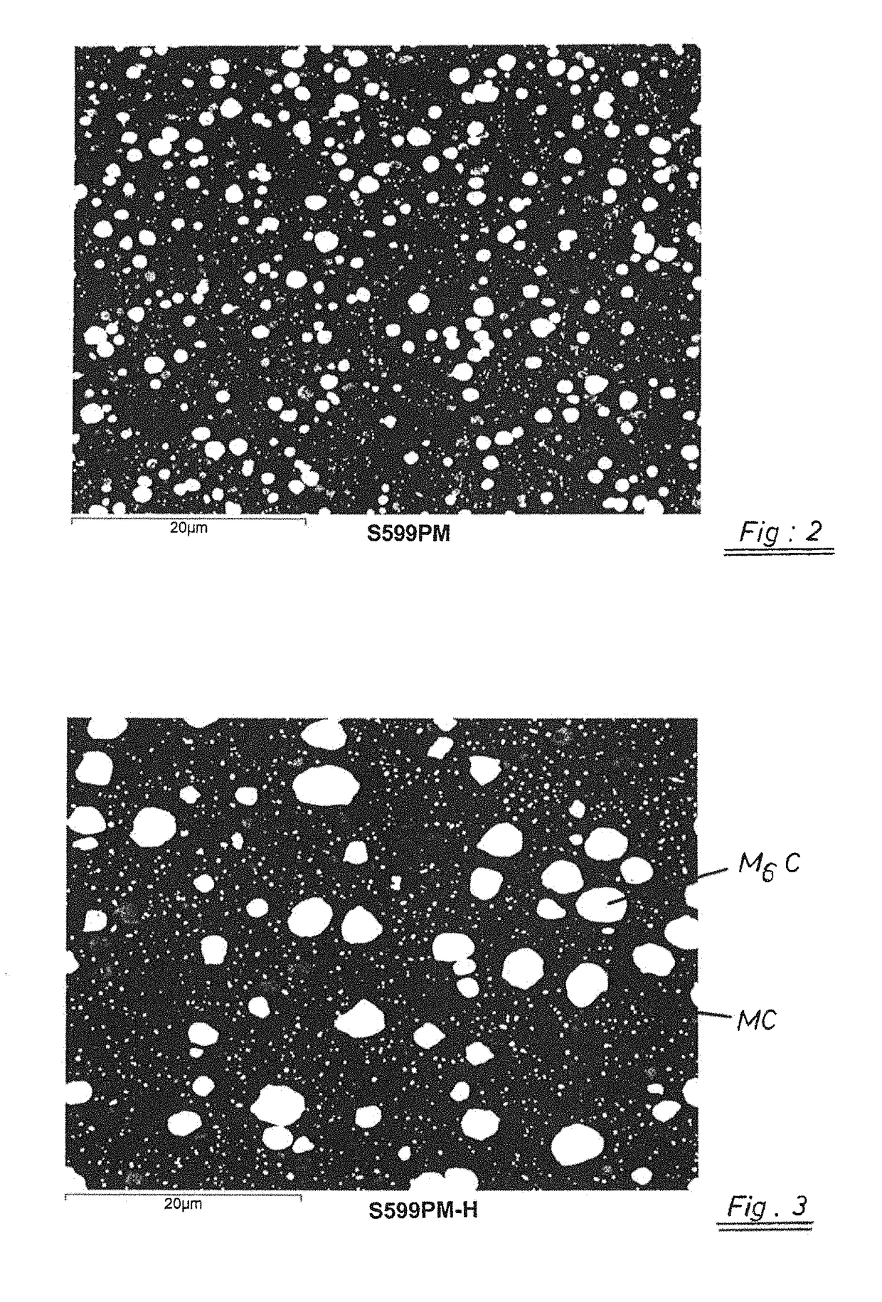 Material with high resistance to wear