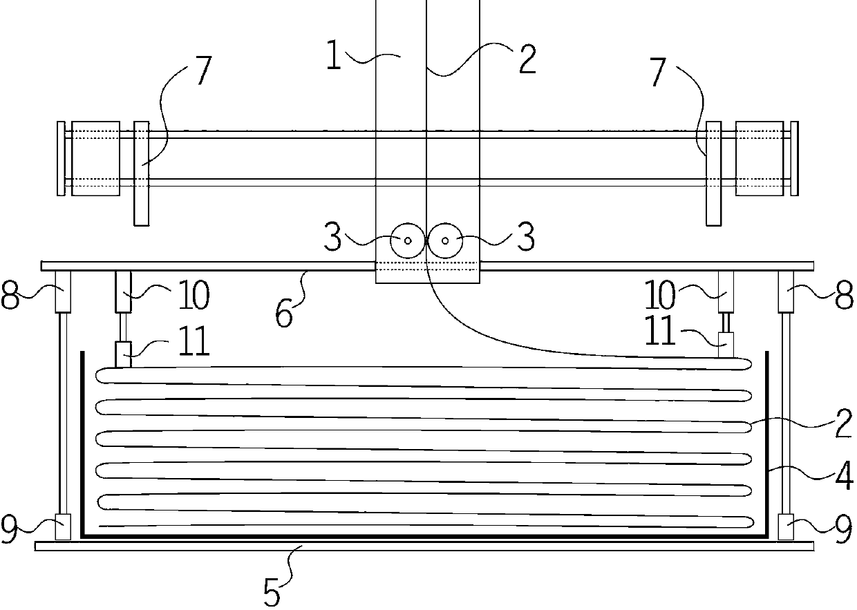 Automatic tape folding mechanism