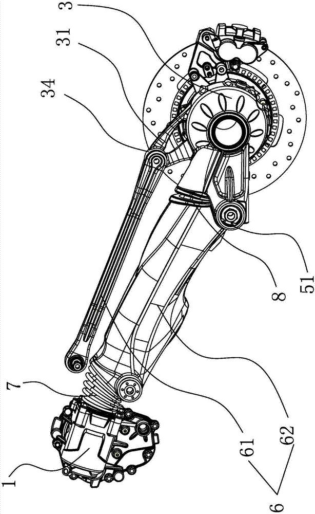 Frame of motorcycle