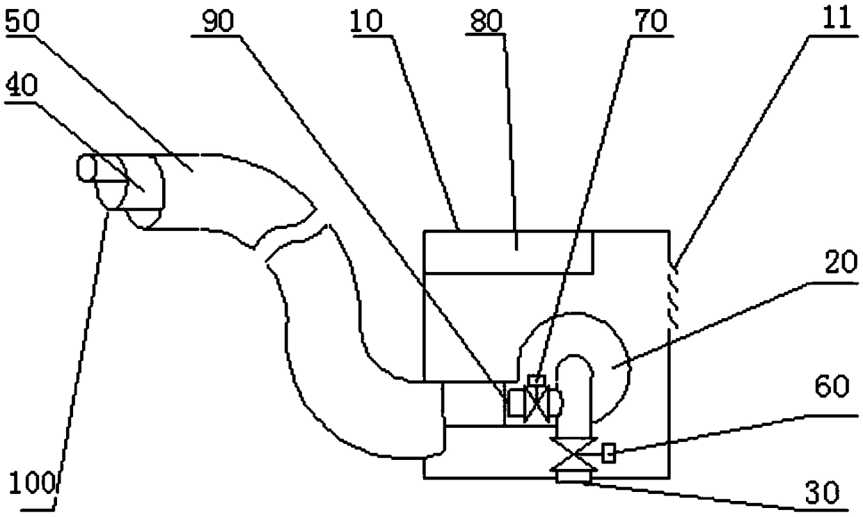 Fresh air exchange device, air-conditioner and air-conditioner control method