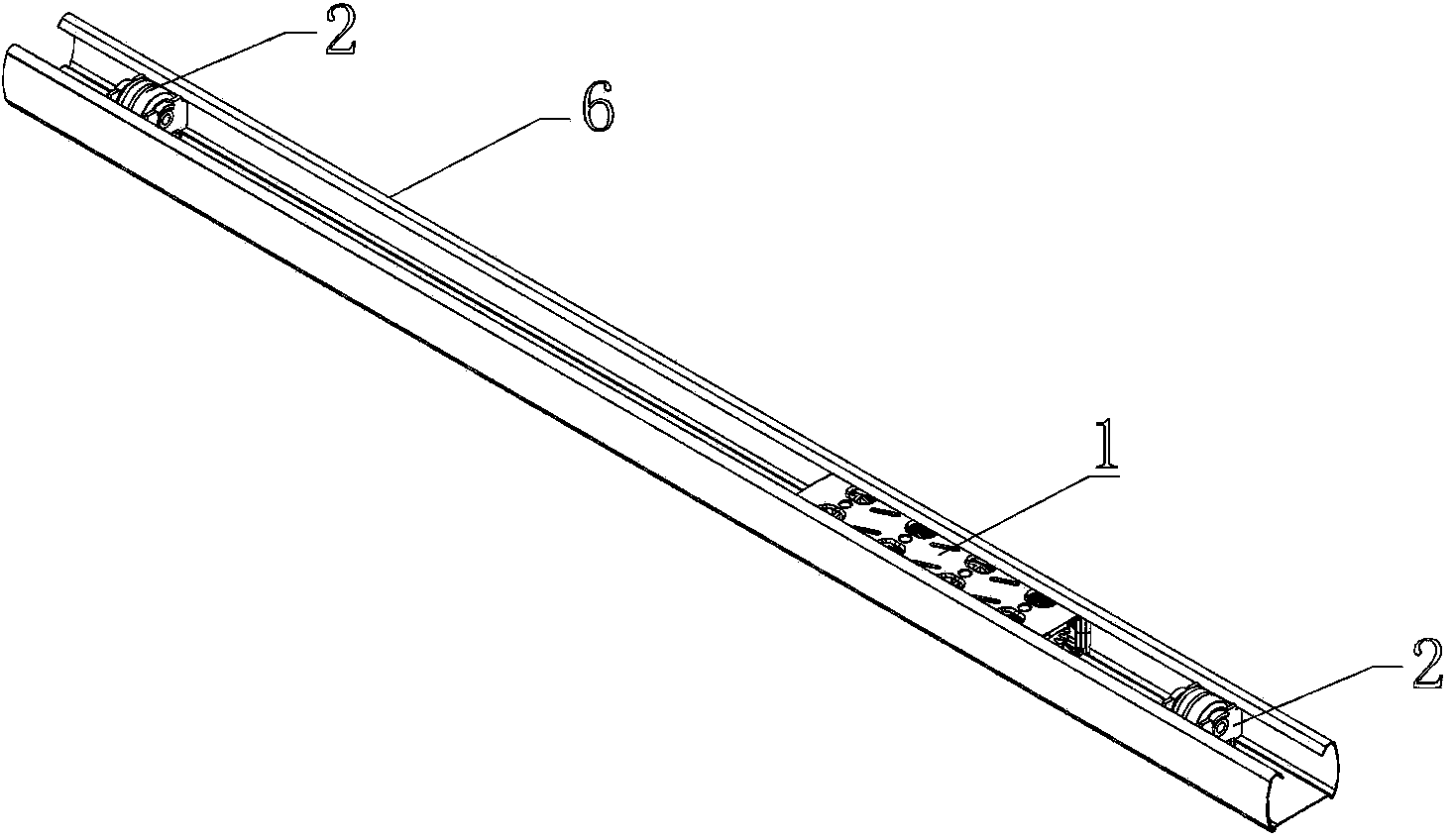 Non-stay-cord venetian blind